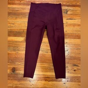Girlfriend Collective Compressive Pocket
Leggings, XXL, plum color